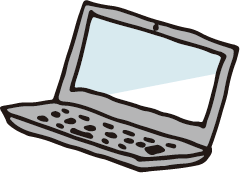 ノートパソコンイラスト