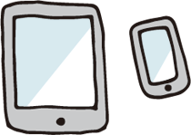 タブレット・スマホイラスト